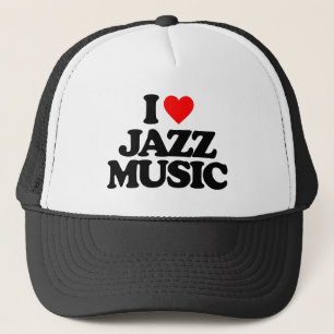 GORRA DE CAMIONERO ME ENCANTA LA MÚSICA JAZZ