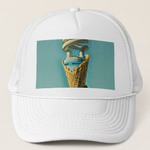Gorra De Camionero Me encanta la pintura con helados