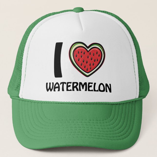 Gorra De Camionero Me encanta la sandía (Anverso)