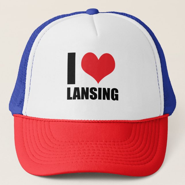 Gorra De Camionero Me encanta Lansing (Anverso)