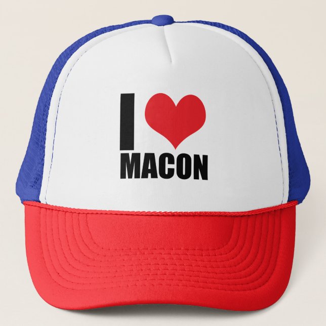 Gorra De Camionero Me encanta Macon (Anverso)