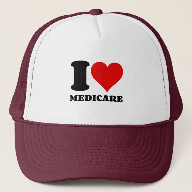 GORRA DE CAMIONERO ME ENCANTA MEDICARE (Anverso)