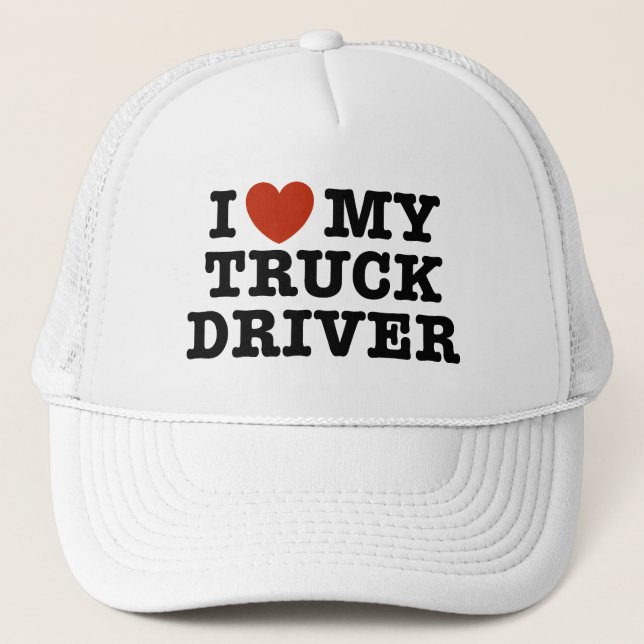 Gorra De Camionero Me Encanta Mi Conductor De Camiones (Anverso)
