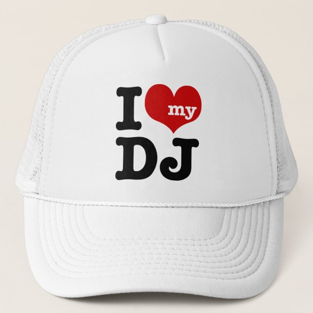 Gorra De Camionero Me encanta mi DJ (Anverso)