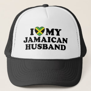 Gorra De Camionero Me encanta mi marido jamaiquino