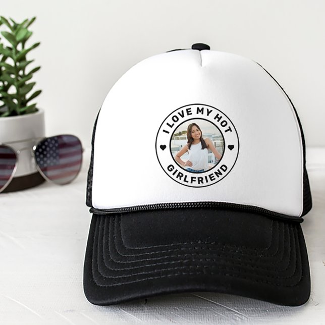 Gorra De Camionero Me Encanta Mi Novia Caliente Personalizada (Subido por el creador)