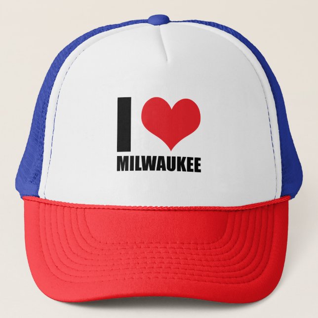 Gorra De Camionero Me encanta Milwaukee (Anverso)
