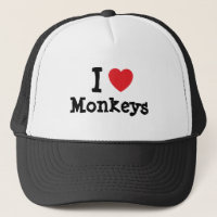 Me encanta Monkeys personalizado personalizado
