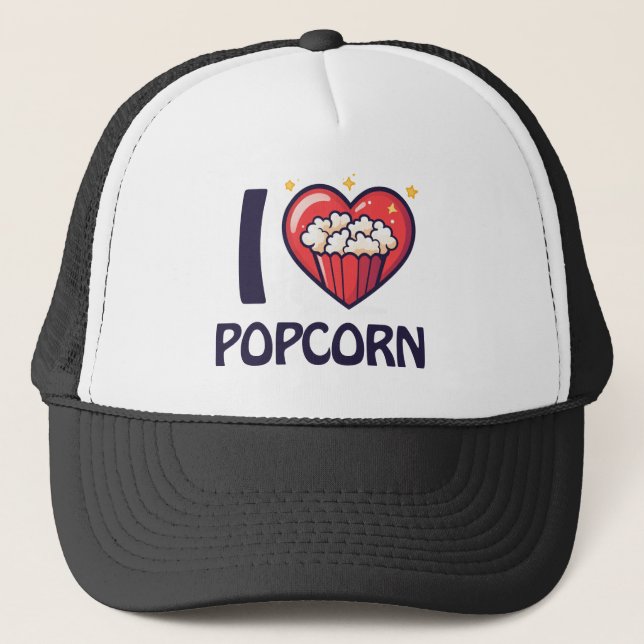 Gorra De Camionero Me encanta Popcorn (Anverso)