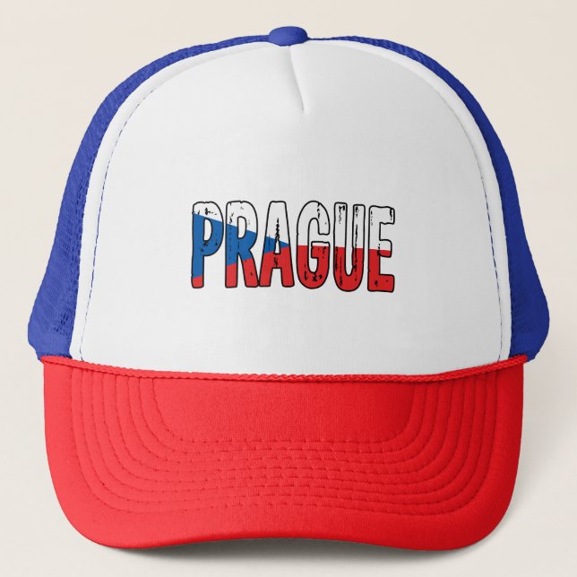 Gorra De Camionero Me encanta Praga (Anverso)