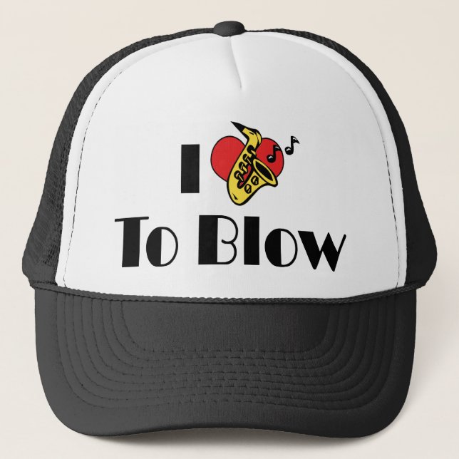 Gorra De Camionero Me encanta soplar (Anverso)