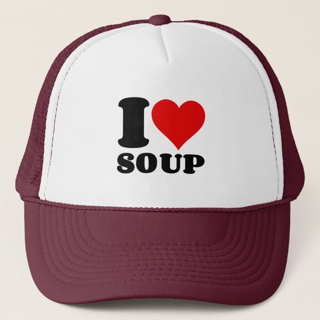 GORRA DE CAMIONERO ME ENCANTA SOUP (Anverso)