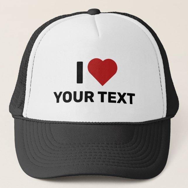 Gorra De Camionero Me encanta tu texto (Anverso)