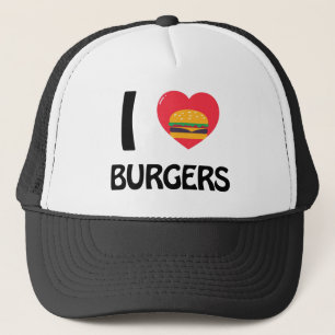 Gorra De Camionero Me encantan las hamburguesas