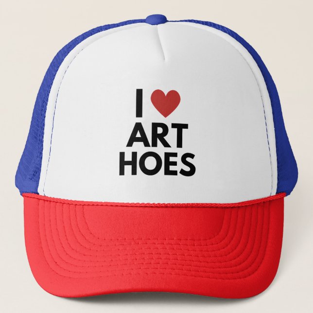 GORRA DE CAMIONERO ME ENCANTAN LAS HORAS DE ARTE (Anverso)