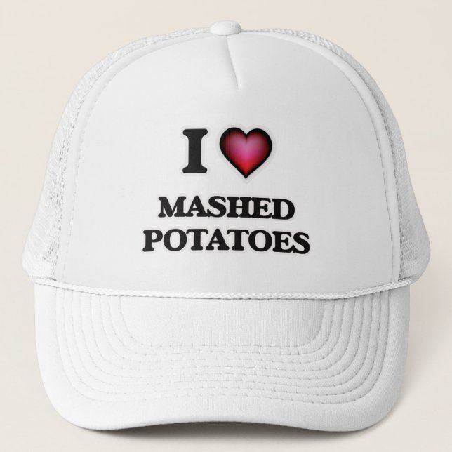 Gorra De Camionero Me encantan las papas machacadas (Anverso)