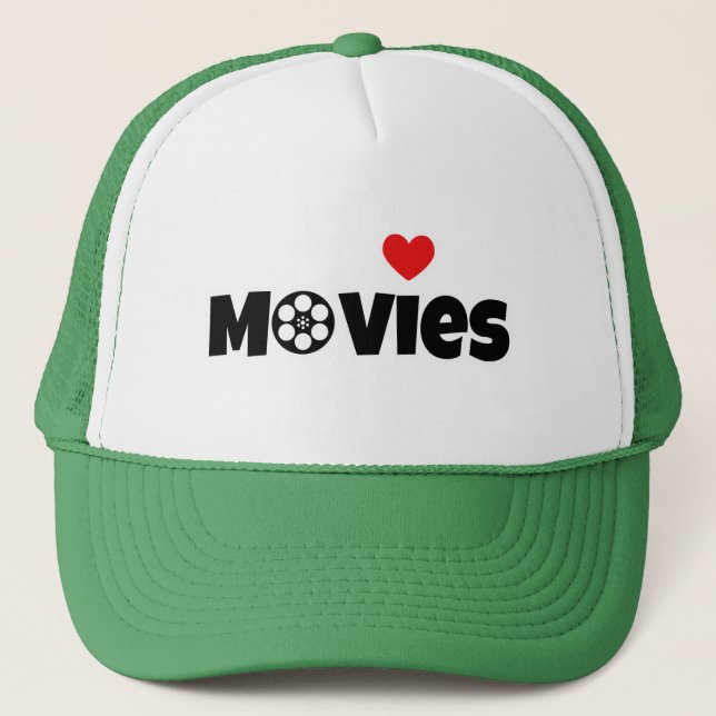 Gorra De Camionero Me encantan las películas (Anverso)