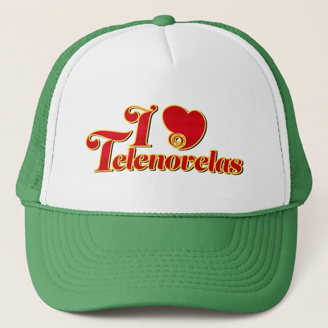 Gorra De Camionero Me encantan las telenovelas (Anverso)
