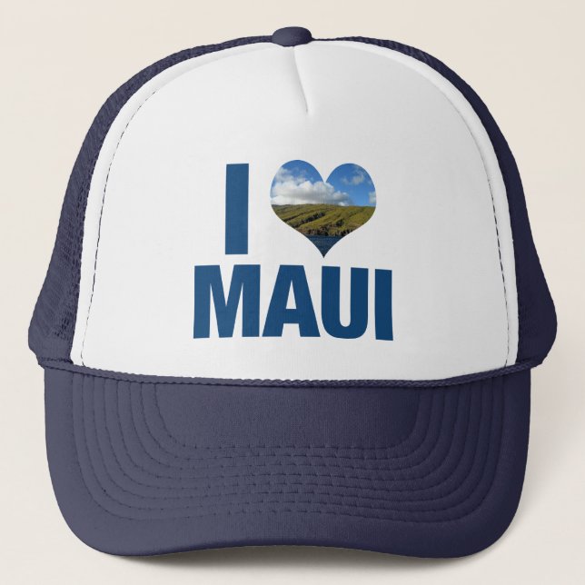 Gorra De Camionero Me encantan las vacaciones de Maui Hawaii (Anverso)