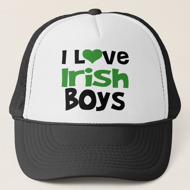 Gorra De Camionero Me encantan los chicos irlandeses (Anverso)