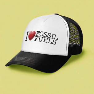 Gorra De Camionero Me encantan los combustibles fósiles