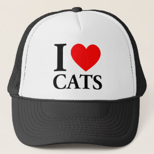 Gorra De Camionero Me encantan los gatos