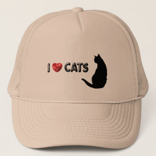 Gorra De Camionero Me encantan los gatos