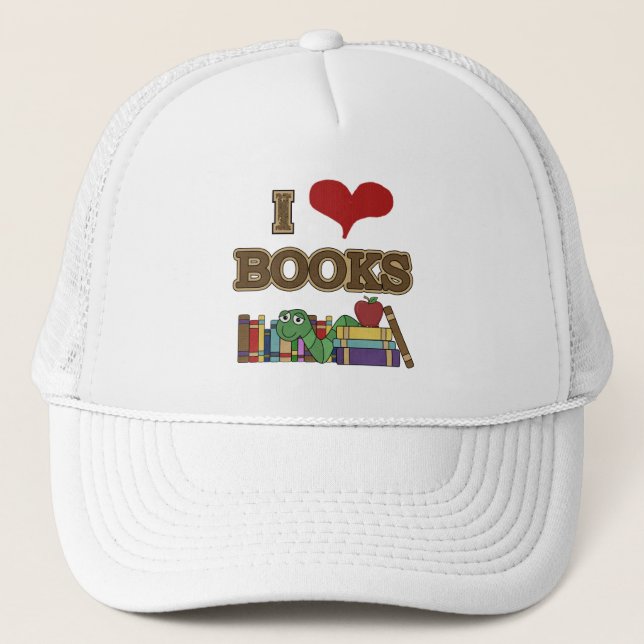 Gorra De Camionero Me encantan los libros (Anverso)