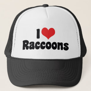 Gorra De Camionero Me encantan los mapaches del corazón