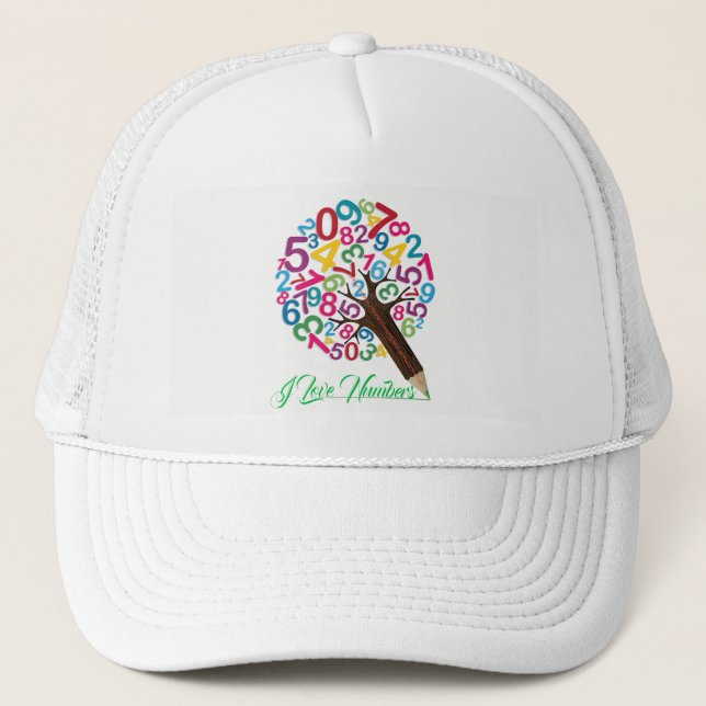 Gorra De Camionero "Me encantan los números" (Anverso)