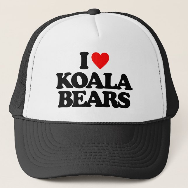 GORRA DE CAMIONERO ME ENCANTAN LOS OSOS DE KOALA (Anverso)