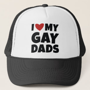 Gorra De Camionero Me encantan mis dads gay