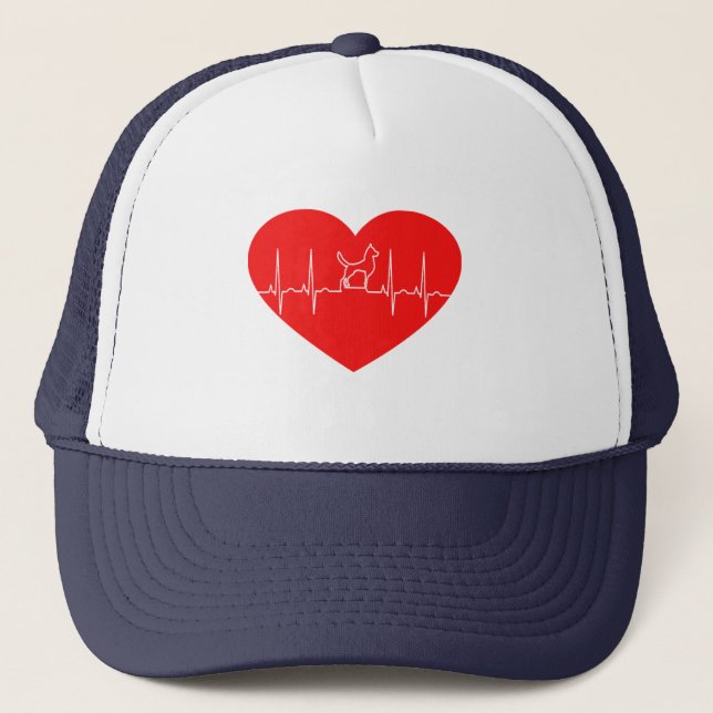 Gorra De Camionero Me gusta cuidar perros Trucker Hat (Anverso)
