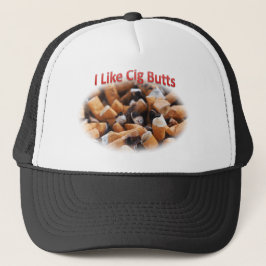 Gorra De Camionero Me gusta el cigarrillo Cig Butts