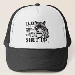 Gorra De Camionero Me gusta el sonido que haces cuando te callas gato