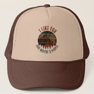 GORRA DE CAMIONERO ME GUSTA FOX Y QUIZÁS 3 PERSONAS