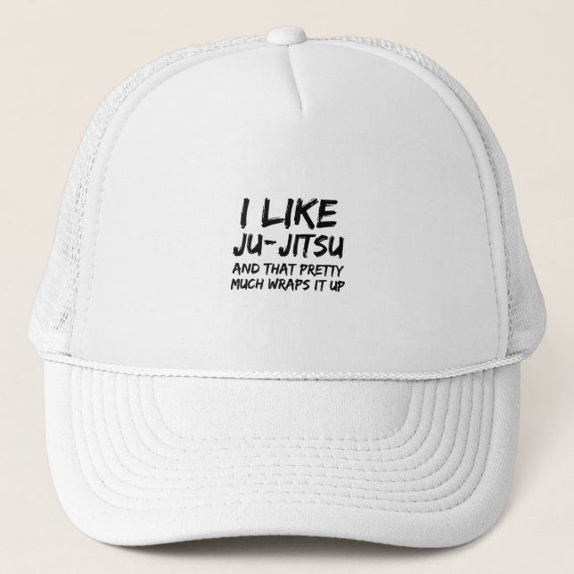 Gorra De Camionero Me gusta ju-jitsu (Anverso)