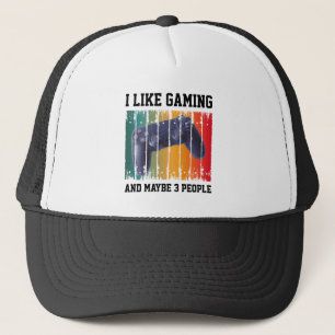 GORRA DE CAMIONERO ME GUSTA JUGAR Y QUIZÁS 3 PERSONAS