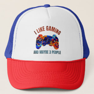 GORRA DE CAMIONERO ME GUSTA JUGAR Y QUIZÁS 3 PERSONAS