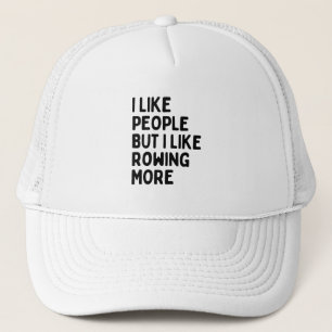 Gorra De Camionero Me gusta la gente PERO me gusta remar más
