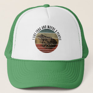 GORRA DE CAMIONERO ME GUSTA LA RANA Y QUIZÁS 3 PERSONAS
