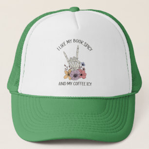 Gorra De Camionero Me Gusta La Spicy De Mis Libros Y Mi Iceta Del Caf
