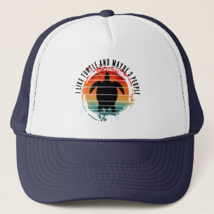 GORRA DE CAMIONERO ME GUSTA LA TORTUGA Y QUIZÁS 3 PERSONAS