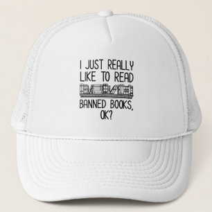 Gorra De Camionero Me Gusta Leer Libros Prohibidos, ¿De Acuerdo?