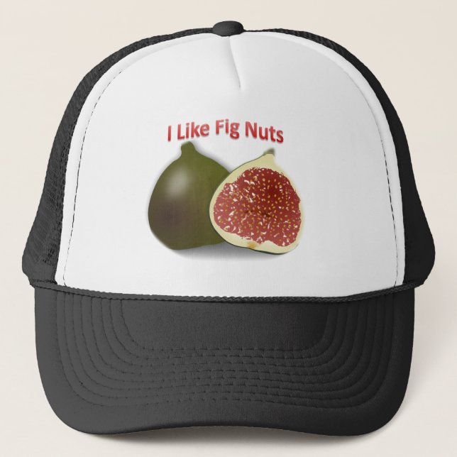 Gorra De Camionero Me gustan las nueces de higo (Anverso)