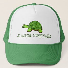 Gorra De Camionero Me Gustan Las Tortugas