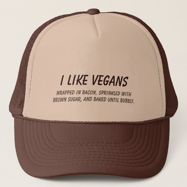 Gorra De Camionero Me Gustan Los Vegetales (Anverso)