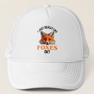 Gorra De Camionero Me Gustan Los Zorros.