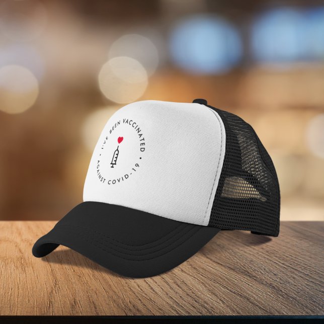 Gorra De Camionero Me han vacunado | Covid-19 Aguja cardíaca (Subido por el creador)