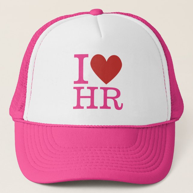 Gorra De Camionero Me ❤️ HR (Departamento de Recursos Humanos). ¡PERS (Anverso)